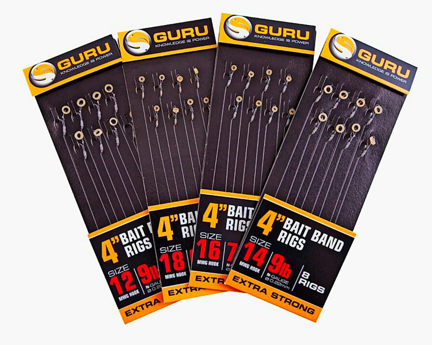 Guru F1 Maggot Ready Rigs - Pre-Tied Match Fishing Hooks (Full Range Available)